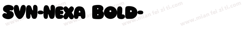 SVN-Nexa Bold字体转换